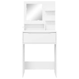 vidaXL Bedroom Dressing Tables White 80 x 39.6 x 135 cm Engineered Wood