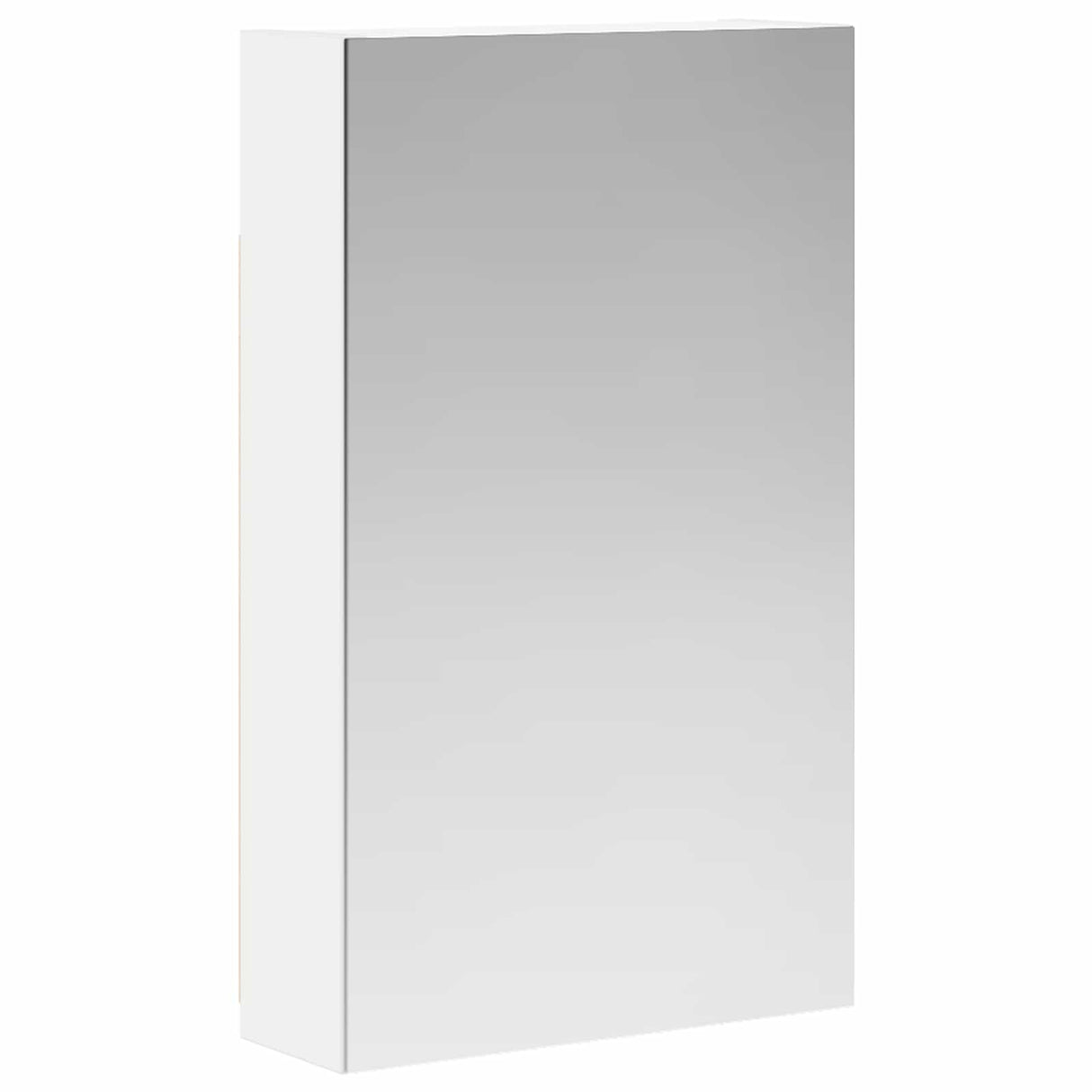 vidaXL Badkamerspiegelkast Wit 30 x 10,5 x 50 cm Bewerkt hout