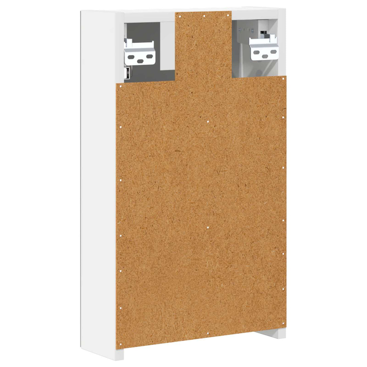vidaXL Badkamerspiegelkast Wit 30 x 10,5 x 50 cm Bewerkt hout