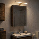 vidaXL Badkamerspiegelkast Wit 30 x 10,5 x 50 cm Bewerkt hout