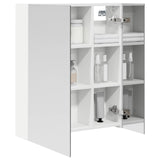 vidaXL Bathroom Mirror Cabinet White 60 x 14.5 x 70 cm Engineered Wood
