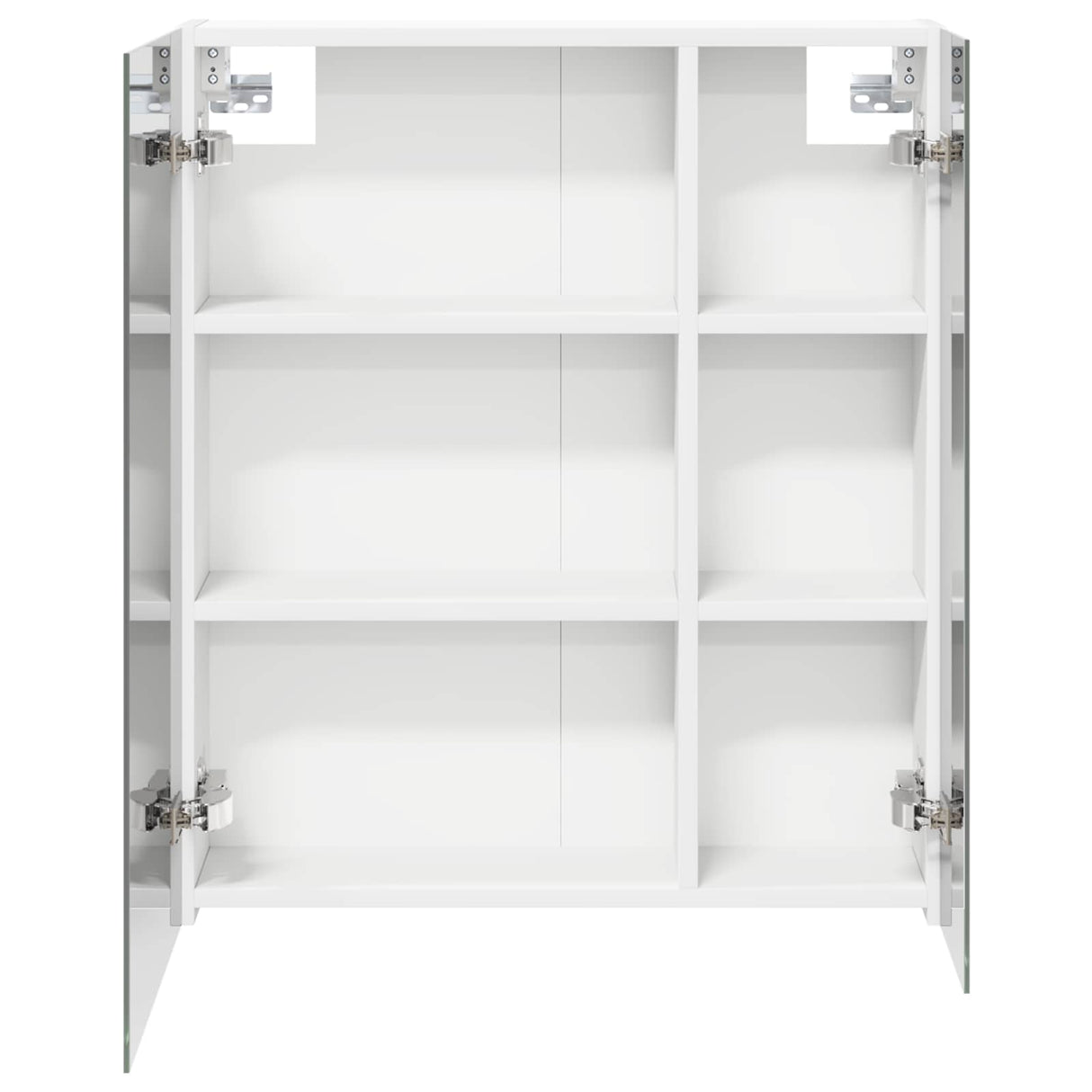 vidaXL Bathroom Mirror Cabinet White 60 x 14.5 x 70 cm Engineered Wood