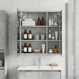 vidaXL Bathroom Mirror Cabinet White 60 x 14.5 x 70 cm Engineered Wood