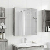 vidaXL Bathroom Mirror Cabinet White 60 x 14.5 x 70 cm Engineered Wood