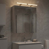 vidaXL Bathroom Mirror Cabinet White 60 x 14.5 x 70 cm Engineered Wood