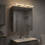 vidaXL Bathroom Mirror Cabinet White 60 x 14.5 x 70 cm Engineered Wood
