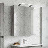 vidaXL Bathroom Mirror Cabinet White 60 x 14.5 x 70 cm Engineered Wood