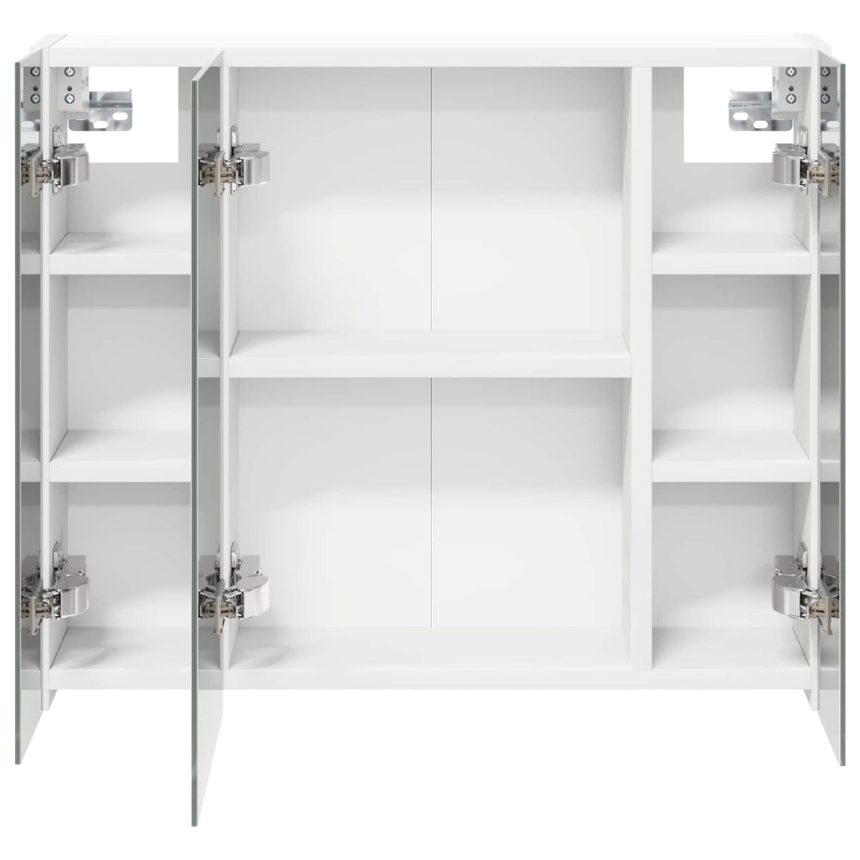 vidaXL Badkamerspiegelkast voor Wit 60 x 14,5 x 50 cm Bewerkt hout