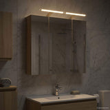 vidaXL Badkamerspiegelkast voor Wit 60 x 14,5 x 50 cm Bewerkt hout