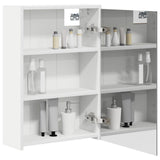 vidaXL Badkamerspiegelkast Wit 43 x 16 x 62.5 cm Bewerkt hout
