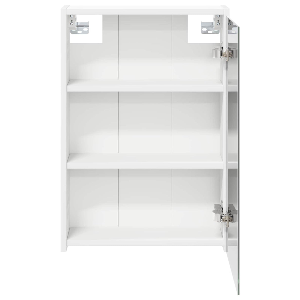 vidaXL Badkamerspiegelkast Wit 43 x 16 x 62.5 cm Bewerkt hout