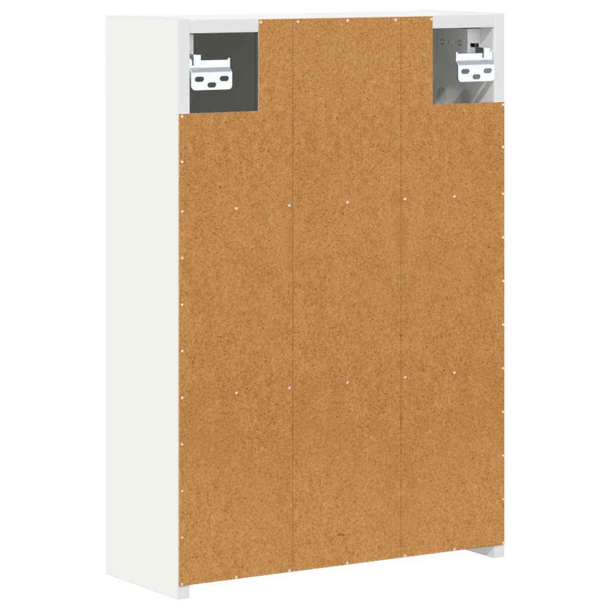 vidaXL Badkamerspiegelkast Wit 43 x 16 x 62.5 cm Bewerkt hout