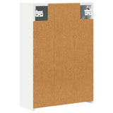 vidaXL Badkamerspiegelkast Wit 43 x 16 x 62.5 cm Bewerkt hout