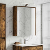 vidaXL Badkamerspiegelkast Wit 43 x 16 x 62.5 cm Bewerkt hout