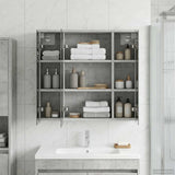 vidaXL Badkamerspiegelkast Wit 43 x 16 x 62.5 cm Bewerkt hout