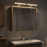 vidaXL Badkamerspiegelkast Wit 43 x 16 x 62.5 cm Bewerkt hout