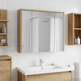 vidaXL Badkamerspiegelkast Wit 43 x 16 x 62.5 cm Bewerkt hout