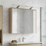 vidaXL Badkamerspiegelkast Wit 43 x 16 x 62.5 cm Bewerkt hout