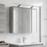 vidaXL Badkamerspiegelkast Wit 43 x 16 x 62.5 cm Bewerkt hout