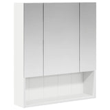 vidaXL Bathroom Mirror Cabinet White 60x14.5x70 cm Engineered Wood