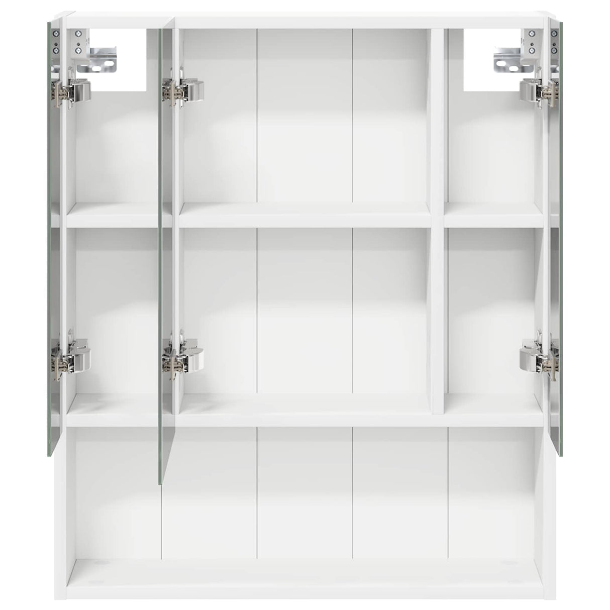 vidaXL Bathroom Mirror Cabinet White 60x14.5x70 cm Engineered Wood