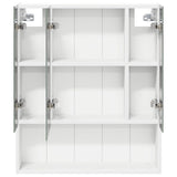 vidaXL Bathroom Mirror Cabinet White 60x14.5x70 cm Engineered Wood