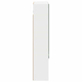 vidaXL Bathroom Mirror Cabinet White 60x14.5x70 cm Engineered Wood