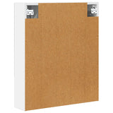 vidaXL Bathroom Mirror Cabinet White 60x14.5x70 cm Engineered Wood