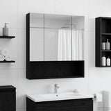vidaXL Bathroom Mirror Cabinet White 60x14.5x70 cm Engineered Wood