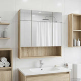 vidaXL Bathroom Mirror Cabinet White 60x14.5x70 cm Engineered Wood