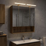 vidaXL Bathroom Mirror Cabinet White 60x14.5x70 cm Engineered Wood