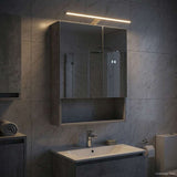 vidaXL Bathroom Mirror Cabinet White 60x14.5x70 cm Engineered Wood