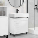 vidaXL Bathroom Vanity Unit White 60 x 35 x 60 cm Engineered Wood