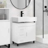 vidaXL Bathroom Vanity Unit White 60 x 35 x 60 cm Engineered Wood