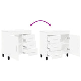 vidaXL Bathroom Vanity Unit White 60 x 35 x 60 cm Engineered Wood