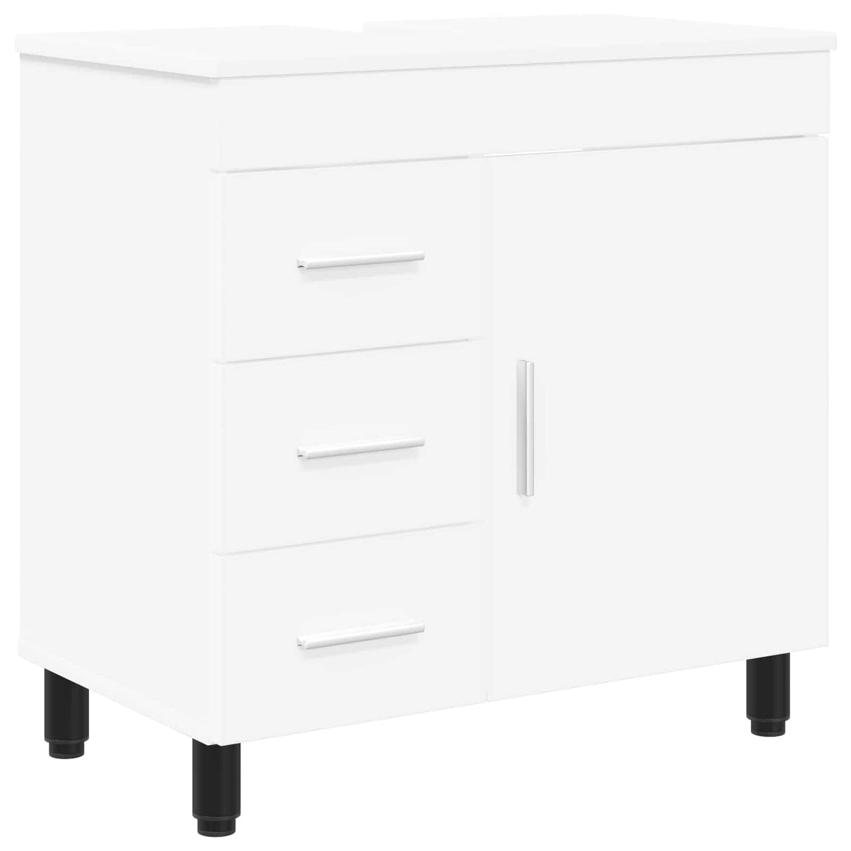 vidaXL Bathroom Vanity Unit White 60 x 35 x 60 cm Engineered Wood
