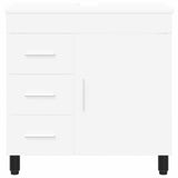 vidaXL Bathroom Vanity Unit White 60 x 35 x 60 cm Engineered Wood