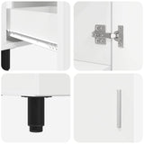 vidaXL Bathroom Vanity Unit White 60 x 35 x 60 cm Engineered Wood