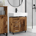 vidaXL Bathroom Vanity Unit White 60 x 35 x 60 cm Engineered Wood