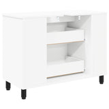 vidaXL Badkamer vaniteitsunit Wit 80 x 35 x 60 cm Bewerkt hout