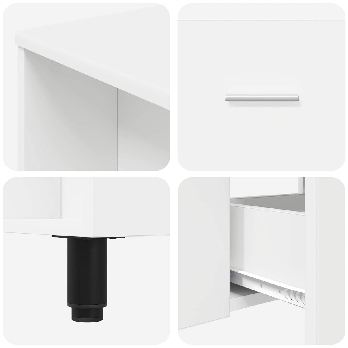 vidaXL Badkamer vaniteitsunit Wit 80 x 35 x 60 cm Bewerkt hout