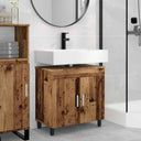 vidaXL Badkamer vaniteitsunit Wit 60 x 35 x 60 cm Bewerkt hout