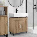 vidaXL Badkamer vaniteitsunit Wit 60 x 35 x 60 cm Bewerkt hout