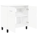 vidaXL Badkamer vaniteitsunit Wit 60 x 35 x 60 cm Bewerkt hout