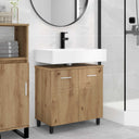 vidaXL Badkamer vaniteitsunit Wit 60 x 35 x 60 cm Bewerkt hout