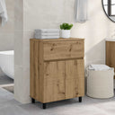 vidaXL Badkamer vaniteitsunit Wit 60 x 35 x 80 cm Bewerkt hout