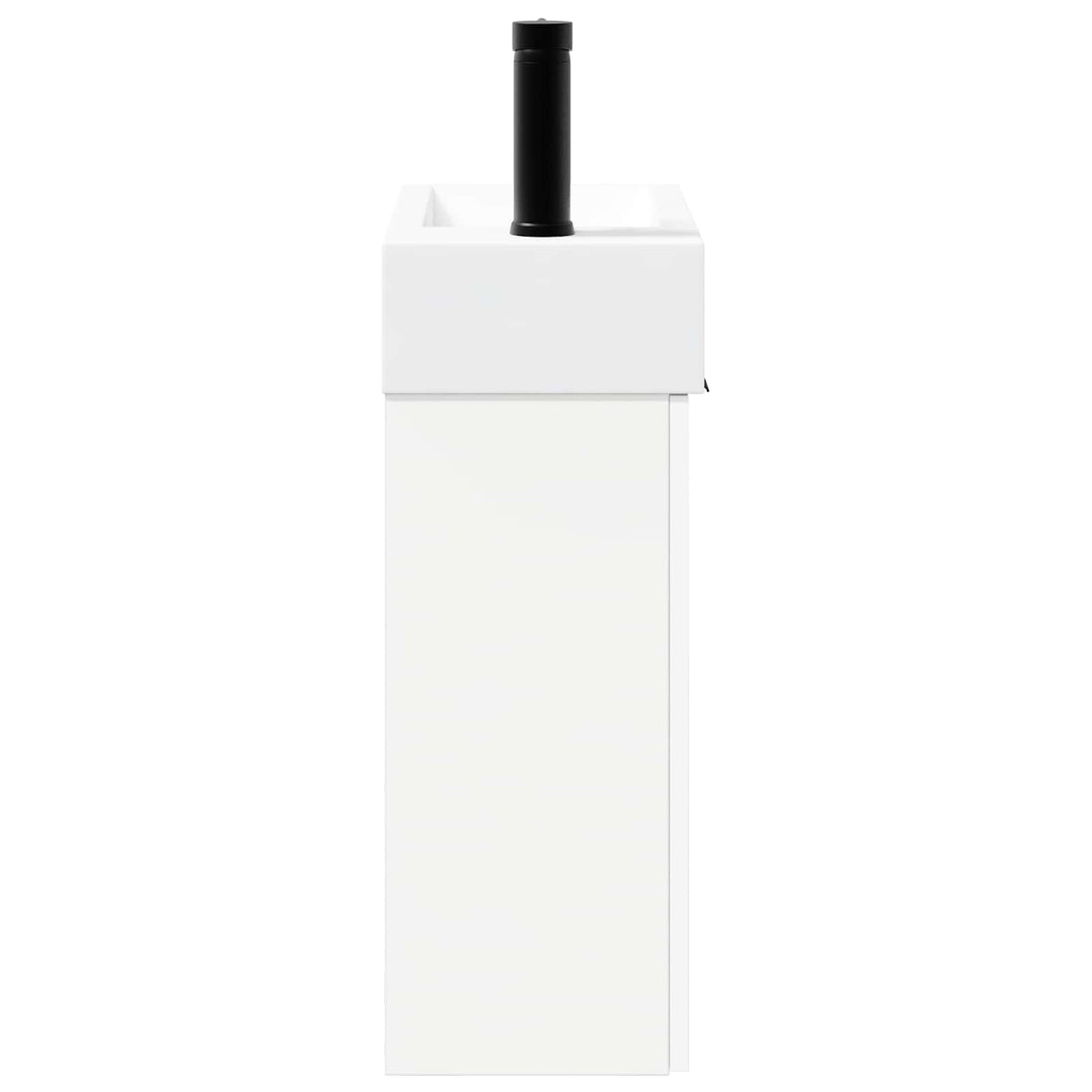 vidaXL Badkamermeubel met kraan Wit 45,5 x 22,5 x 84 cm