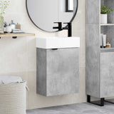 vidaXL Badkamermeubel met kraan Wit 45,5 x 22,5 x 84 cm
