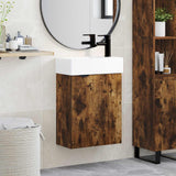 vidaXL Badkamermeubel met kraan Wit 45,5 x 22,5 x 84 cm