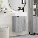 vidaXL Badkamermeubel met kraan Wit 45,5 x 22,5 x 84 cm